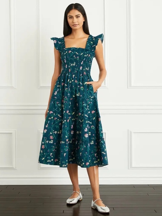 Hill House Dresses & Skirts - Hill House The Ellie Nap Midi Floral Dress Size M